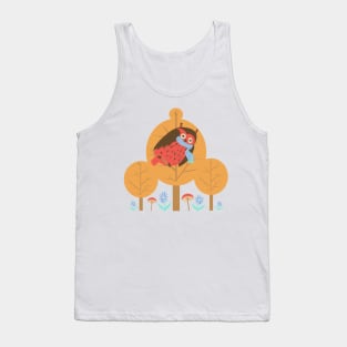 owl in the forest Tank Top